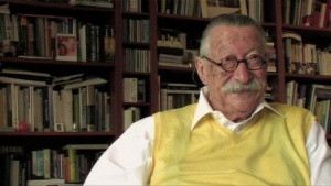 Joseph Weizenbaum, 1923-2008, bei Filmaufnahmen zum Dokumentarfilm "Weizenbaum. Rebel at Work" Filmaufnahmen zum Dokumentarfilm "Weizenbaum. Rebel at Work"